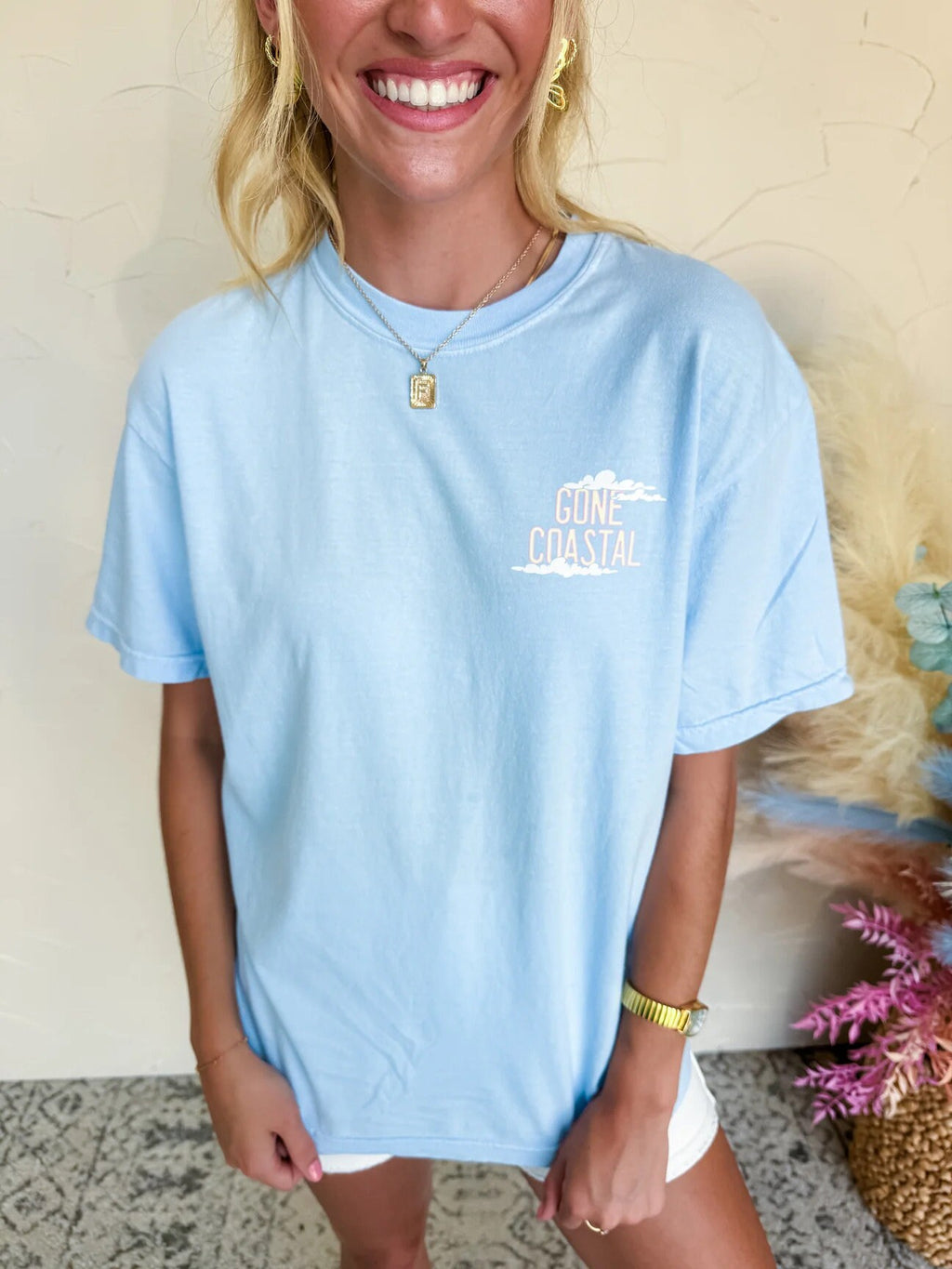 Gone Coastal,  Summer Graphic Tee, Distress Graphic T-Shirt, Summer, Comfort Colors Graphic Tee
