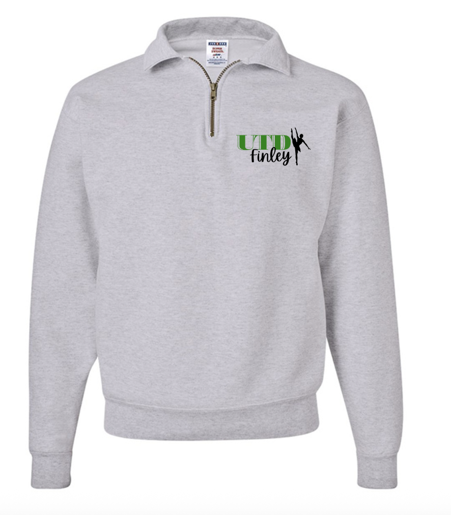 UTD Personalized Quarter Zip Sweatshirt