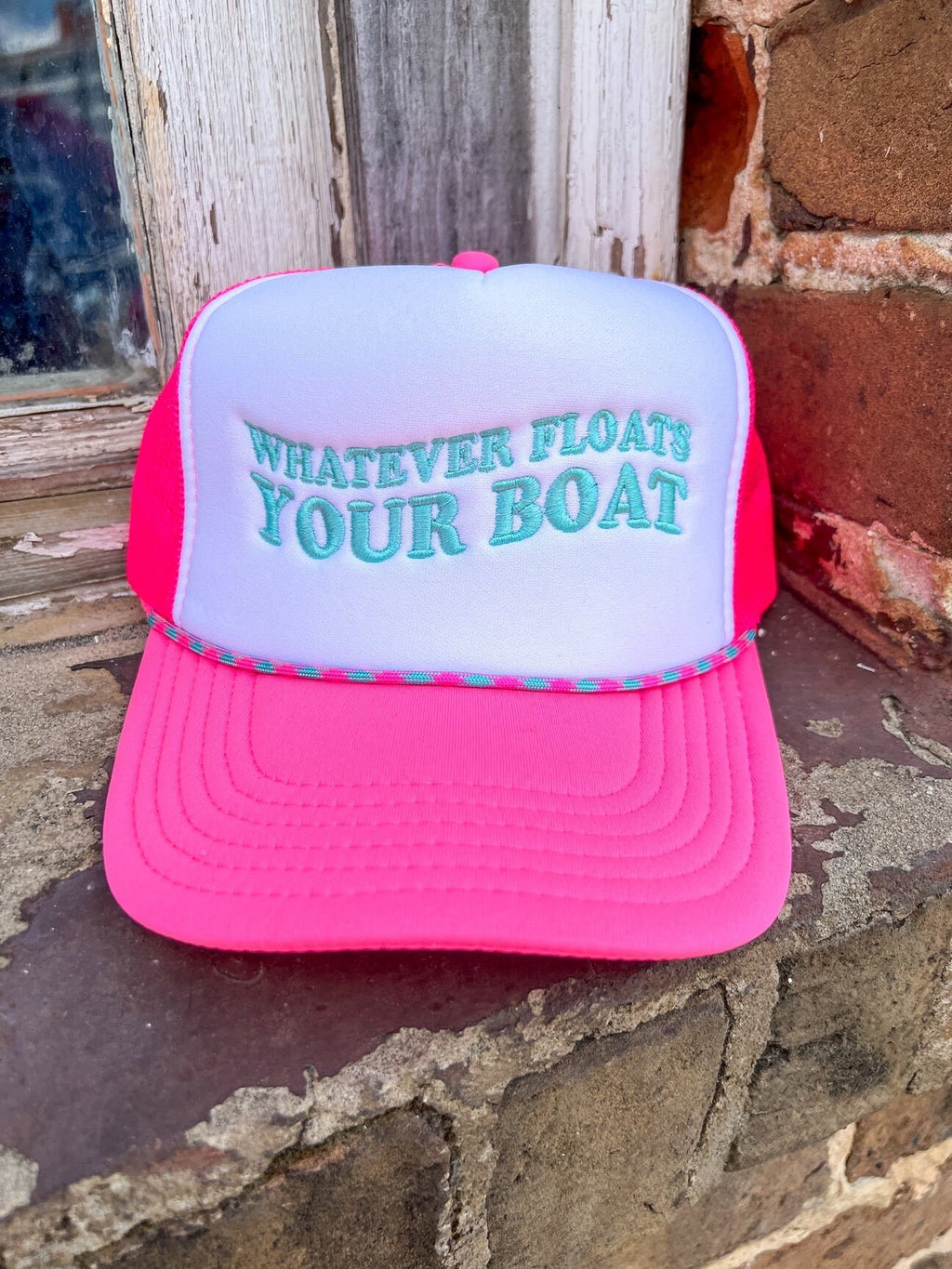Whatever Floats Your Boat Foam Trucker Hat, Summer Hat, Women’s Hat, Trucker Hat Vibes