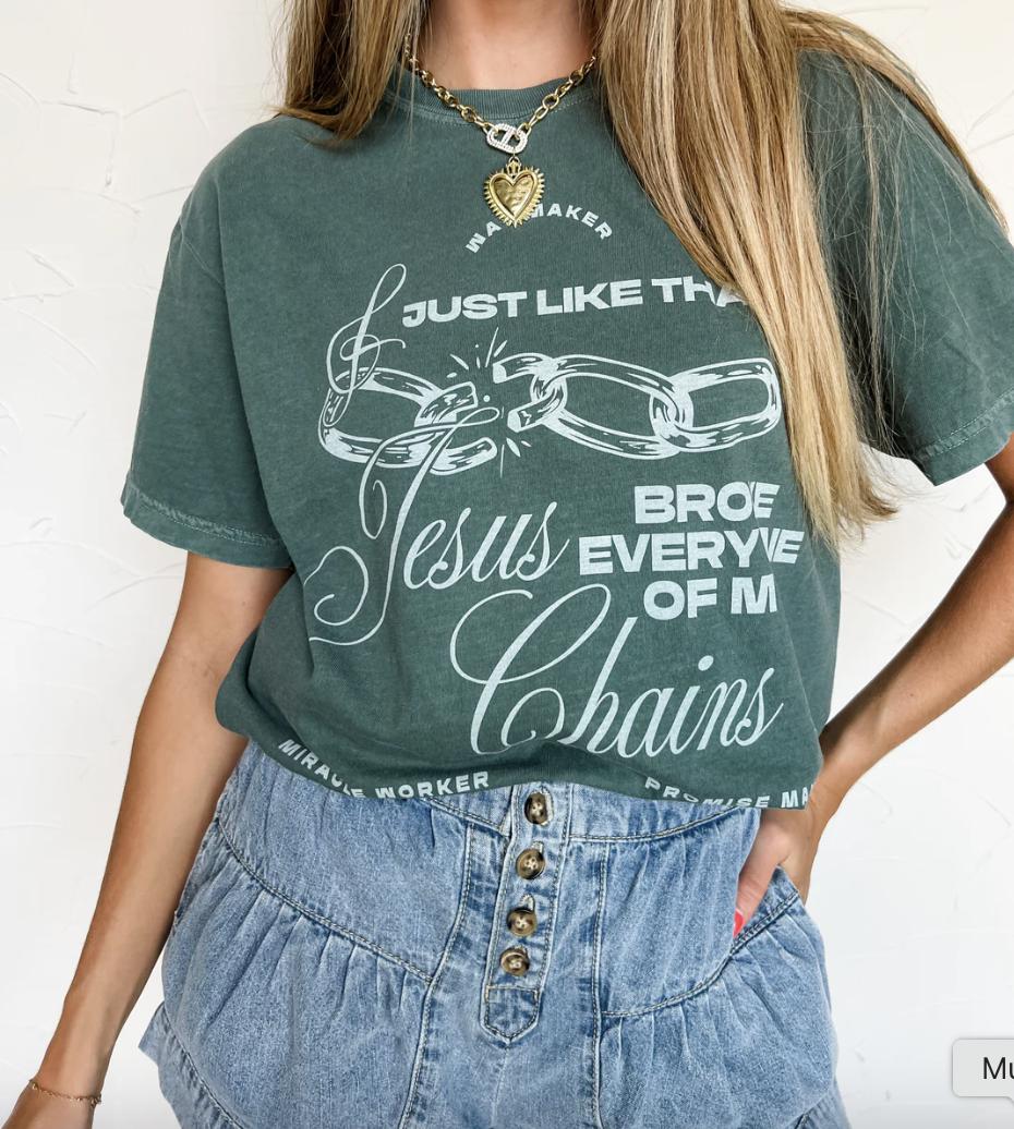 Broken Chains Graphic T-Shirt