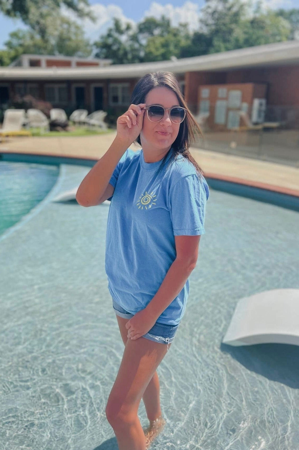 Sunrise Sunburn Sunset Repeat Graphic Tee