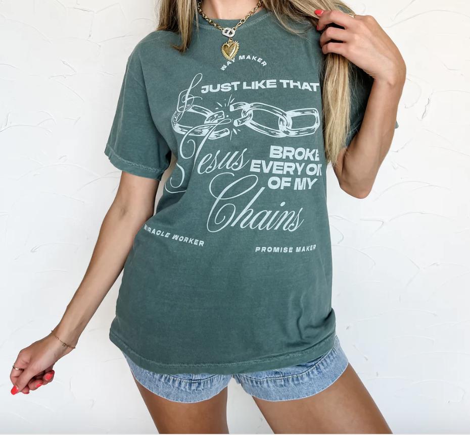 Broken Chains Graphic T-Shirt